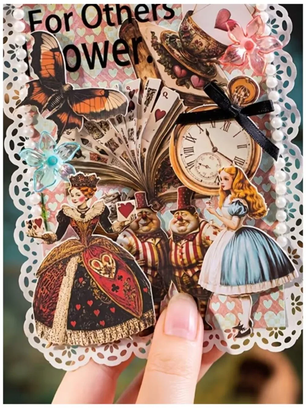 Alice's Theater Vintage Character Journal Paper Pack NWT Alice In Wonderland
